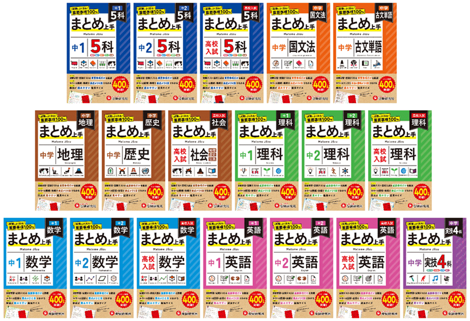 都トレ　最新版　国語　数学　英語　理科　社会　書き込みなし お知らせ｜馬のマークの増進堂・受験研究社